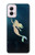 W3250 Mermaid Undersea Hard Case and Leather Flip Case For Motorola Moto G Power 5G (2024)