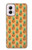 W3258 Pineapple Pattern Hard Case and Leather Flip Case For Motorola Moto G Power 5G (2024)