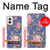 W3265 Vintage Flower Pattern Hard Case and Leather Flip Case For Motorola Moto G Power 5G (2024)