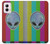 W3437 Alien No Signal Hard Case and Leather Flip Case For Motorola Moto G Power 5G (2024)