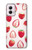 W3481 Strawberry Hard Case and Leather Flip Case For Motorola Moto G Power 5G (2024)