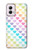 W3499 Colorful Heart Pattern Hard Case and Leather Flip Case For Motorola Moto G Power 5G (2024)