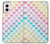 W3499 Colorful Heart Pattern Hard Case and Leather Flip Case For Motorola Moto G Power 5G (2024)