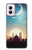 W3502 Islamic Sunset Hard Case and Leather Flip Case For Motorola Moto G Power 5G (2024)