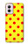 W3526 Red Spot Polka Dot Hard Case and Leather Flip Case For Motorola Moto G Power 5G (2024)