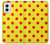 W3526 Red Spot Polka Dot Hard Case and Leather Flip Case For Motorola Moto G Power 5G (2024)