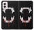 W3527 Vampire Teeth Bloodstain Hard Case and Leather Flip Case For Motorola Moto G Power 5G (2024)