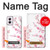 W3707 Pink Cherry Blossom Spring Flower Hard Case and Leather Flip Case For Motorola Moto G Power 5G (2024)