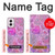 W3710 Pink Love Heart Hard Case and Leather Flip Case For Motorola Moto G Power 5G (2024)