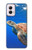 W3898 Sea Turtle Hard Case and Leather Flip Case For Motorola Moto G Power 5G (2024)