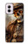 W3949 Steampunk Skull Smoking Hard Case and Leather Flip Case For Motorola Moto G Power 5G (2024)