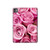 W2943 Pink Rose Tablet Hard Case For iPad Pro 11 (2024)