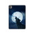 W3693 Grim White Wolf Full Moon Tablet Hard Case For iPad Pro 11 (2024)