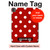 W2951 Red Polka Dots Tablet Hard Case For iPad Pro 13 (2024)