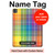 W3942 LGBTQ Rainbow Plaid Tartan Tablet Hard Case For iPad Pro 13 (2024)