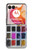 W3956 Watercolor Palette Box Graphic Hard Case and Leather Flip Case For Motorola Razr 50 Ultra