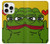 W3945 Pepe Love Middle Finger Hard Case and Leather Flip Case For iPhone 16 pro