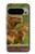 W3917 Capybara Family Giant Guinea Pig Hard Case and Leather Flip Case For Google Pixel 9 Pro