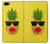 W2443 Funny Pineapple Sunglasses Kiss Hard Case and Leather Flip Case For iPhone 5 5S SE