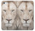 W2399 White Lion Face Hard Case and Leather Flip Case For iPhone 5C