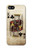 W2528 Poker King Card Hard Case and Leather Flip Case For iPhone 5C