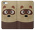 W2825 Cute Cartoon Raccoon Hard Case and Leather Flip Case For iPhone 5C