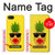 W2443 Funny Pineapple Sunglasses Kiss Hard Case and Leather Flip Case For iPhone 4 4S