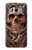 W1675 Skull Blood Tattoo Hard Case and Leather Flip Case For Samsung Galaxy S8 Plus