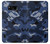 W2959 Navy Blue Camo Camouflage Hard Case and Leather Flip Case For Samsung Galaxy S8 Plus