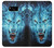 W0752 Blue Fire Grim Wolf Hard Case and Leather Flip Case For Samsung Galaxy S8