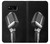 W1672 Retro Microphone Jazz Music Hard Case and Leather Flip Case For Samsung Galaxy S8