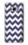 W2345 Navy Blue Shavron Zig Zag Pattern Hard Case and Leather Flip Case For Samsung Galaxy S8