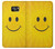 W1146 Yellow Sun Smile Hard Case and Leather Flip Case For Samsung Galaxy S7 Edge