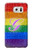 W2899 Rainbow LGBT Gay Pride Flag Hard Case and Leather Flip Case For Samsung Galaxy S7 Edge