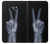 W3101 X-ray Peace Sign Fingers Hard Case and Leather Flip Case For Samsung Galaxy S7 Edge