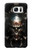 W1027 Hardcore Metal Skull Hard Case and Leather Flip Case For Samsung Galaxy S7