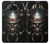 W1027 Hardcore Metal Skull Hard Case and Leather Flip Case For Samsung Galaxy S7