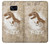 W2372 T-Rex Jurassic Fossil Hard Case and Leather Flip Case For Samsung Galaxy S7