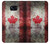 W2490 Canada Maple Leaf Flag Texture Hard Case and Leather Flip Case For Samsung Galaxy S7