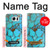 W2685 Aqua Turquoise Gemstone Graphic Printed Hard Case and Leather Flip Case For Samsung Galaxy S7