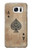 W2928 Vintage Spades Ace Card Hard Case and Leather Flip Case For Samsung Galaxy S7