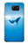 W0843 Blue Whale Hard Case and Leather Flip Case For Samsung Galaxy S6 Edge Plus