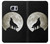 W1981 Wolf Howling at The Moon Hard Case and Leather Flip Case For Samsung Galaxy S6 Edge Plus