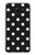 W2299 Black Polka Dots Hard Case and Leather Flip Case For Samsung Galaxy S6 Edge Plus