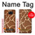 W2326 Giraffe Skin Hard Case and Leather Flip Case For Samsung Galaxy S6 Edge Plus