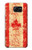 W2490 Canada Maple Leaf Flag Texture Hard Case and Leather Flip Case For Samsung Galaxy S6 Edge Plus