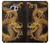 W2804 Chinese Gold Dragon Printed Hard Case and Leather Flip Case For Samsung Galaxy S6 Edge Plus