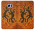 W2901 Lizard Aboriginal Art Hard Case and Leather Flip Case For Samsung Galaxy S6 Edge Plus