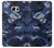 W2959 Navy Blue Camo Camouflage Hard Case and Leather Flip Case For Samsung Galaxy S6 Edge Plus