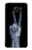 W3101 X-ray Peace Sign Fingers Hard Case and Leather Flip Case For Samsung Galaxy S6 Edge Plus